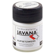 Белая финишная кроющая краска "Javana  Aufsetzweis"  50 мл KR-814550 C.KREUL