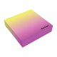 Блок бумажный  8,5*8,5*2, розовый/желтый, 200л. "Radiance" LNn_00052 Berlingo