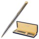 Ручка шариковая GALANT Barendorf, корп. серебристый, золот. детали, 0,7мм, синяя,  141011,