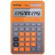Калькулятор 12-разр. Berlingo "Hyper", 171*108*12, оранжевый CIO_200
