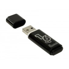 Флэш-диск Smart Buy "Crown"  16GB, USB 2.0 Flash Drive, черный SB16GBGS-K