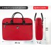 Сумка портфель BRAUBERG с отдел. для ноутбука 15,6", Dialog, 3 кармана, красная, 40х30х7 см, 240462