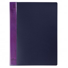 Папка 20 вклад. А4 Durable "DuraLook Color", 17мм, 700мкм, антрацит-фиолетовая RU242212