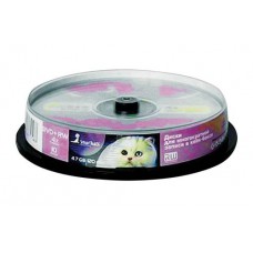 Диск DVD+RW 4.7Gb Smart Track 4x Cake Box (10шт)