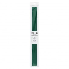 Бумага креп 0,5x2,5м в рулон темно-зеленая 32 г/м²,  CR_43987 Три совы