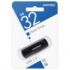 Флэш-диск Smart Buy "Scout"  32GB, USB 2.0 Flash Drive, черный SB032GB2SCK
