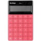 Калькулятор 12-разр. Berlingo "PowerTX", 165*105*13мм, тёмно-розовый CIP_100