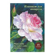 Папка -планшет д/аквар. А-4 "Розовый сад", 200 г/м2, палевый "Лен", 20л. Лилия ПЛРС/А4