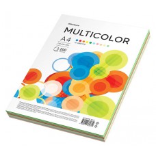 Бумага для ксер. А4 80 г/м², 200л., (10 цветов) MC_38237 OfficeSpace "Multicolor",