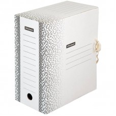 Папка архивная на завязках, картон, ширина 150 мм, белый "Standard" 264820 OfficeSpace