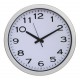 Часы настенные, D40 см, пластик, белый циферблат, плавный ход WallC-R52P/white