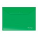 Папка конверт на кнопке А4 зелен 180мкр  Berlingo,  AKk_04104/ ММ-31023 СТАММ