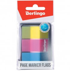 Флажки-закладки Berlingo, 45*20мм, 20л*3 неоновых цвета, в диспенсере LSz_45201