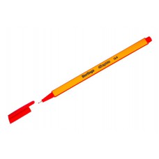 Ручка капил. Berlingo "Rapido" красная,, 0,4мм, трехгранная CK_40102