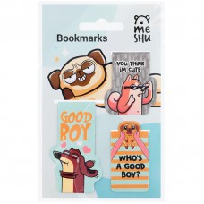 Закладки магнитные для книг, 3шт., MESHU "Good boy" MS_46731