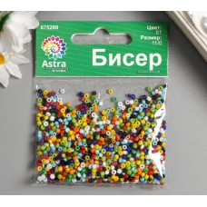 Бисер "Астра"  11/0, 20 гр (51 разноцветный/непрозрачный) 5417284