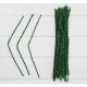 Проволока с ворсом для поделок «Блеск», набор 50 шт, размер 1 шт: 30×0,6 см, цвет зелёный 4449527