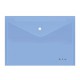Папка конверт на кнопке А4 голубая 180мкр  Berlingo,  AKk_04110