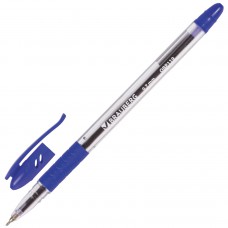 Ручка шарик. 0,7мм  Glassy синяя 142698  OBP119 BRAUBERG