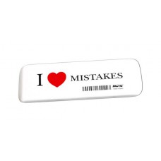 Ластик  FACTIS I love mistakes (Испания), 140х44х9мм, синт. каучук, GCFGE16C