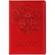 Обложка для паспорта OfficeSpace "Герб", кожзам, красный  311119