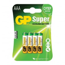 Батарейка GP Super Alkaline AAA (LR03)-U4