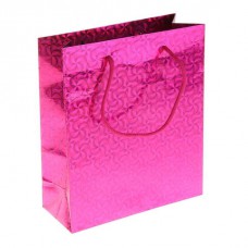 Пакет голографический, цвет розовый, рисунок МИКС 822501