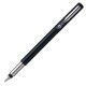 Ручка перьевая "Vector Standard Black", корпус черный/хром, подар.уп. S0282520 Parker