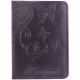 Обложка для паспорта ОfficeSpace кожа тип 3, тиснение орнамент бабочки 231524