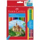 Карандаши  цветн 42цв 36+3+1шт  "Замок", с точилкой  110336 Faber-Castell