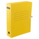 Папка архивная на завязках, микрогофрокартон, ширина 75 мм, желтый 225432 OfficeSpace