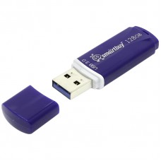 Флэш-диск Smart Buy "Crown"  128GB, USB 3.0 Flash Drive, синий SB128GBCRW-Bl