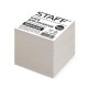 Блок для записей STAFF ЭКОНОМ непроклеенный, куб 9*9*9, белизна 70-80%, 126575