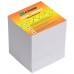 Блок для записей STAFF ЭКОНОМ непроклеенный, куб 9*9*9, белизна 70-80%, 126575