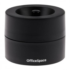 Скрепочница OfficeSpace, без скрепок, тонированная черная,331462