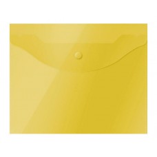 Папка конверт на кнопке А5 (190*240мм) 150мкр  желт. OfficeSpace 267528 / ММ-30694 СТАММ