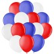 Воздушные шары,  12/30см, MESHU "Триколор", пастель, 3 цвета  MS_31627 ЦЕНА ЗА ШТУКУ