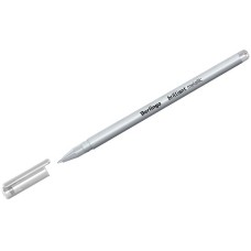 Ручка гелевая 0,8мм серебро. Brilliant Metallic CGp_40010 Berlingo