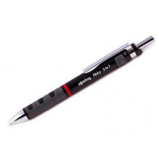 Ручка многофункциональная Rotring Tikky 3 in 1 (карандаш, ручка, текстмаркер), 0,5 мм, корпус черный
