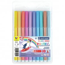 Фломастеры  10цв Colour World. Pastel   7 7550 1087 Centropen