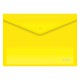 Папка конверт на кнопке А4 желтая 180мкр  Berlingo,  AKk_04105 / ММ-31021 СТАММ