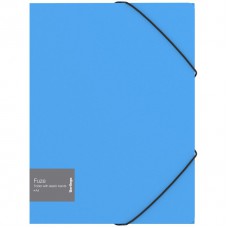 Папка на рез. А4 600мкм, голубая "Fuze" ANp_01310 Berlingo