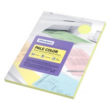 Бумага цветная OfficeSpace "Pale Color", А4, 80г/м2, 100л., (желтый) PC_38232