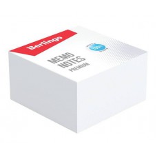 Блок бумажный 90x90x45мм "Premium" белый 100% белизна  ZP8601 Berlingo