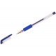 Ручка гелевая синяя 0,5 мм грип OfficeSpace GLL10_1329