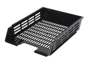 Лоток гориз. для бумаг 360х75х270 мм, черный, 237011  BRAUBERG Basic