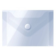 Конверт с кнопкой 150мкр А7 (74*105мм), 150мкм, прозр Спейс 267538 / ММ-31722 СТАММ