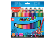 Карандаши цветн. 48шт  трехгр. Maped "Color Pep's" 832048