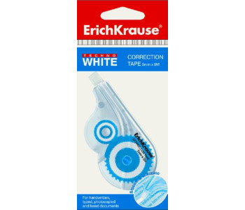 Коррект. лента 5ммх8м TECHNO WHITE пак 21886 Erich Krause