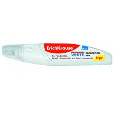 Коррект. ручка 12мл мет.након. TECHNO WHITE Ergo 22105 Erich Krause